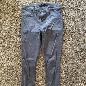 J Brand Grey High Rise Jeans